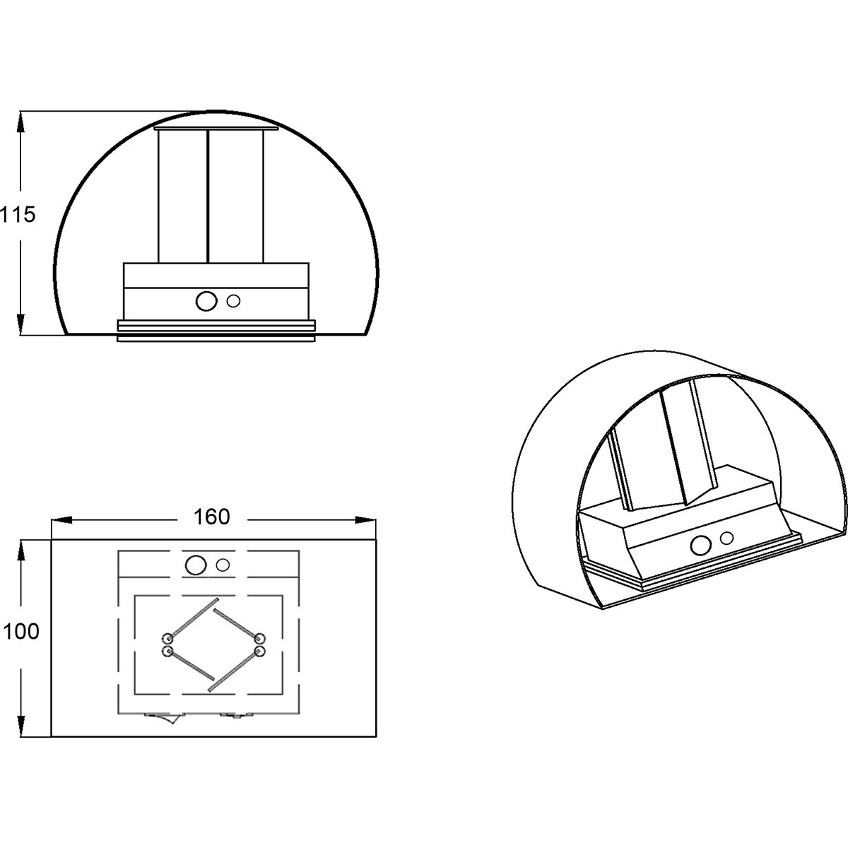 LED Applique - Éclairage de Jardin - Trion Taner - 5W - Blanc Chaud 3000K - Batteries Rechargeables - Capteur de Crépuscule - Rond - Blanc Mat - Métal