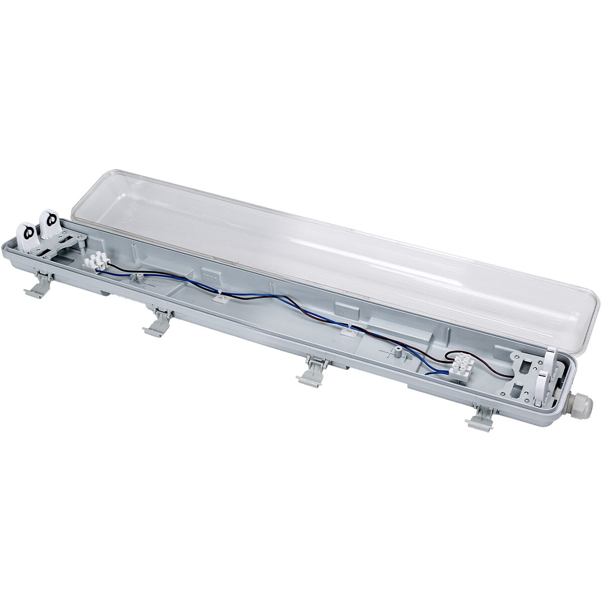 Réglette étanche LED - Velvalux Strela - 60cm - Double - Connectable - Étanche IP65