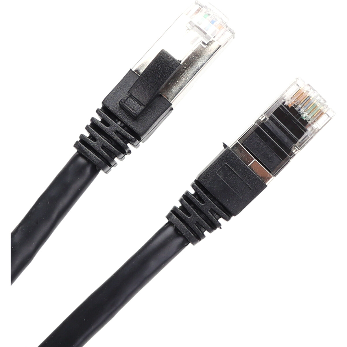 Câble Ethernet - Câble Internet - Câble de Raccordement - Aigi Hoxi - Câble UTP Cat7 RJ45 - 3 Mètres - Cuivre - Noir