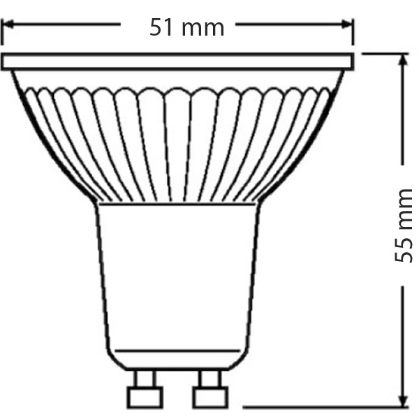 LEDVANCE - Pack de 10 Spots LED - Parathom PAR16 927 36D - Douille GU10 - Dimmable - 3.4W - Blanc Chaud 2700K | Remplace 35W