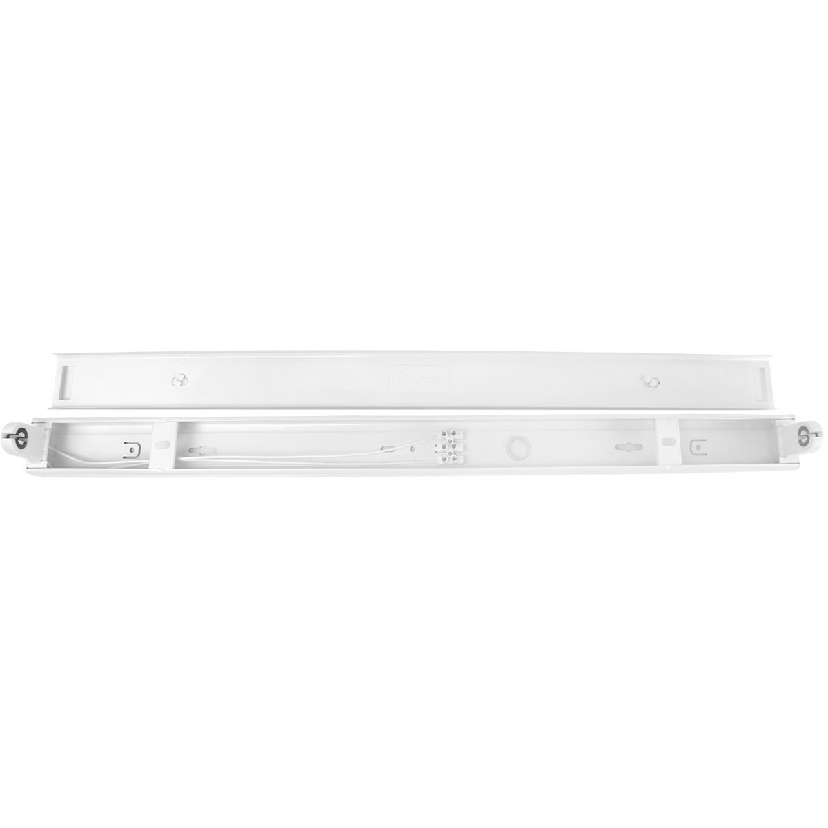 Réglette LED avec Tube T8 - OSRAM SubstiTUBE Value EM 830 - Aigi Dybolo - 60cm Simple - 7.6W - Blanc Chaud 3000K