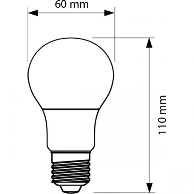 PHILIPS - Pack de 10 Lampes LED - CorePro LEDbulb 827 A60 - Douille E27 - 5.5W - Blanc Chaud 2700K | Remplace 40W