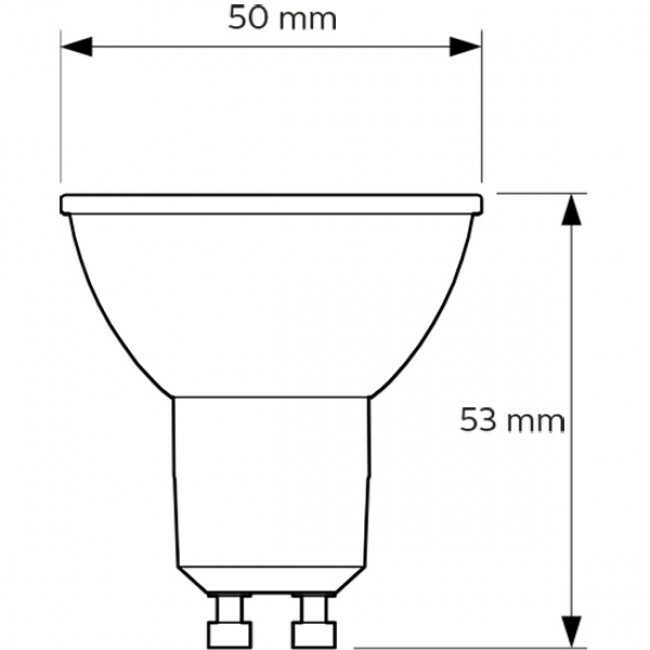 Set de spots LED - Pragmi Minko Pro - Douille GU10 - Rond Encastré - Mat Blanc - Encastré - Ø90mm - Philips - CorePro 840 36D - 4.6W - Blanc Neutre 4000K