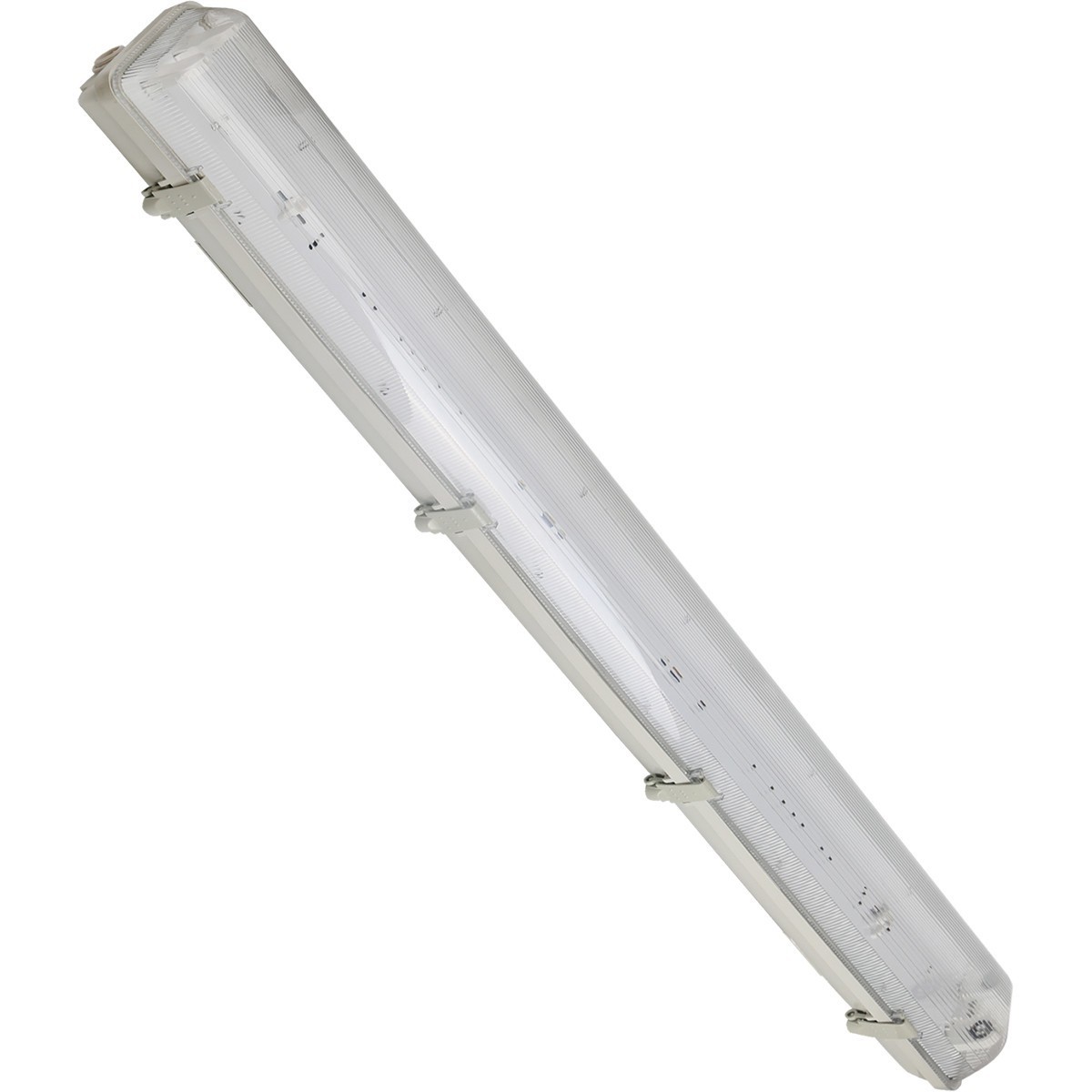 Réglette LED avec Tube T8 - Aigi Hari - 120cm Double - Philips - CorePro LEDtube EM 840 - 29W - Blanc Neutre 4000K | Remplace 72W