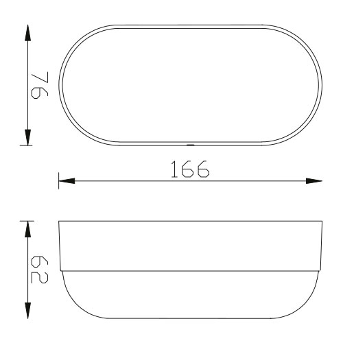 Éclairage de Jardin LED - Lumière Extérieure - Stella 8 - Mur - Plastique Mat Blanc - 8W Blanc Neutre 4200K - Ovale